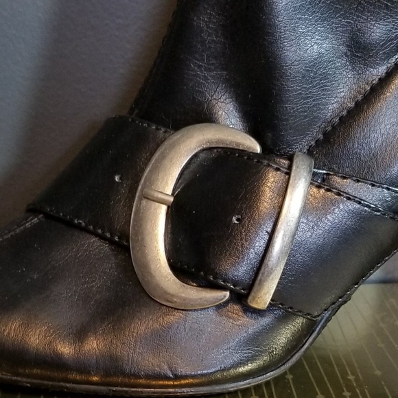 MIA Black Vegan leather Knee Boots SEXY - Picture 3 of 6